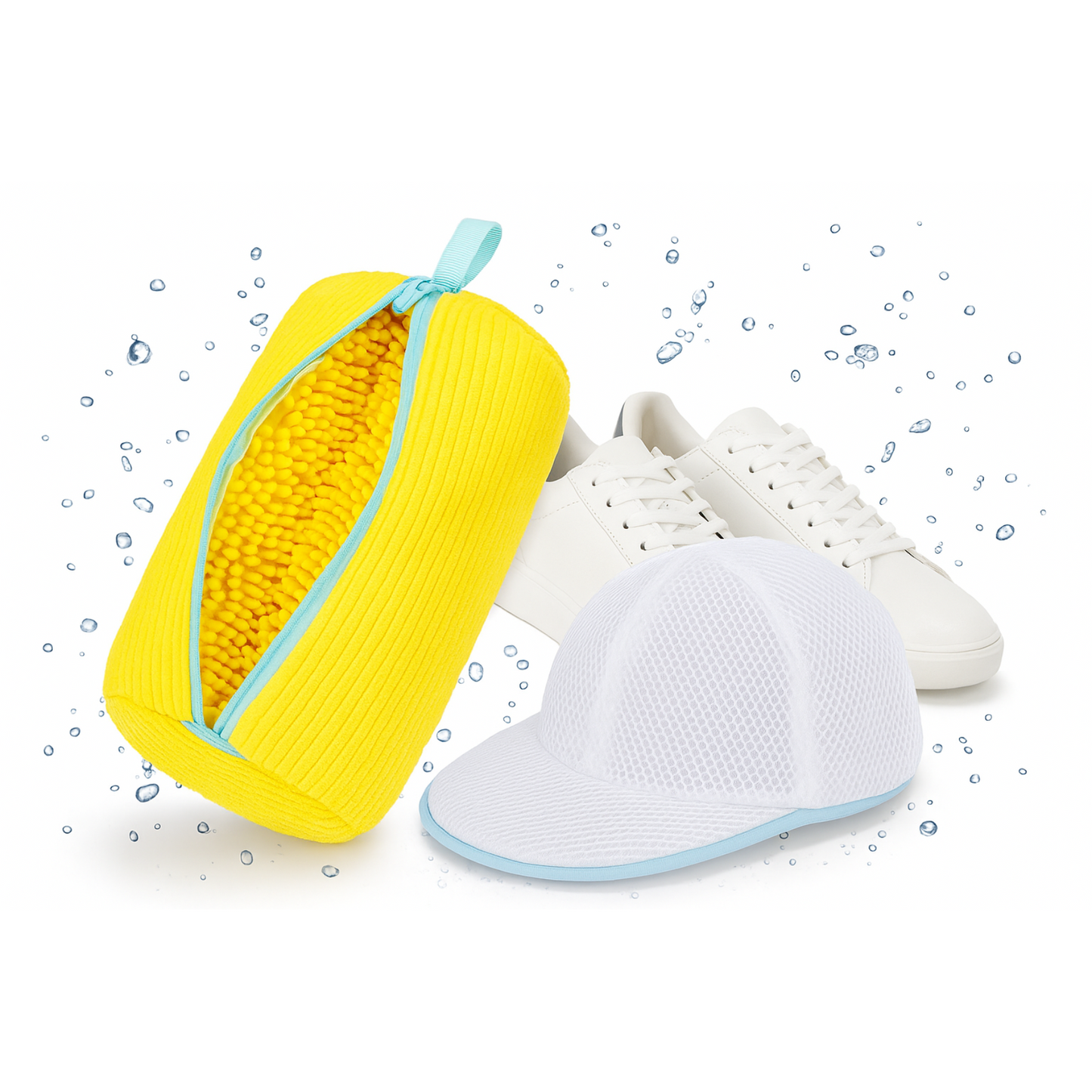 Wash - Sac de Lavage pour Chaussures + Casquette avec Fermeture