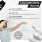 Fresh Powder Déodorant pour Chaussures - Lot x2 Spray de 4 oz pour Éliminer les Odeurs - Fini les Chaussures Malodorantes et les Pieds Qui Sentent avec Notre Rafraîchisseur Brise Fraîche