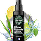 FRESH POWDER - Spray Désodorisant pour Chaussures (120 ml) + Poudre Anti-Odeur (50 g) - Élimine les Mauvaises Odeurs et Hydrate - Ingrédients Naturels - Parfum Citron et Menthe