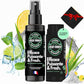 FRESH POWDER - Spray Désodorisant pour Chaussures (120 ml) + Poudre Anti-Odeur (50 g) - Élimine les Mauvaises Odeurs et Hydrate - Ingrédients Naturels - Parfum Citron et Menthe