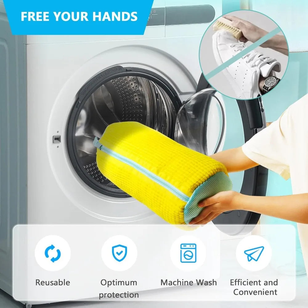 Wash - Sac de Lavage pour Chaussures + Casquette avec Fermeture