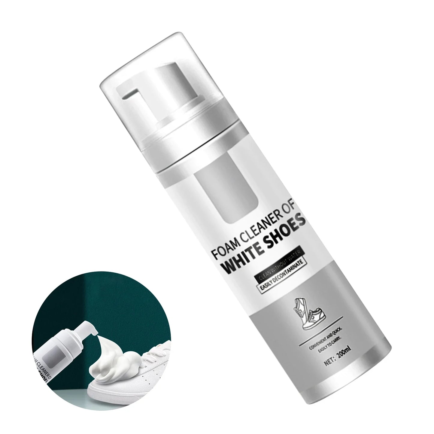 Mousse Blanchissante Chaussures 200ml