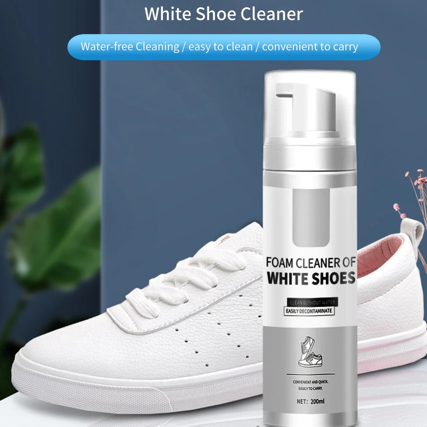Mousse Blanchissante Chaussures 200ml