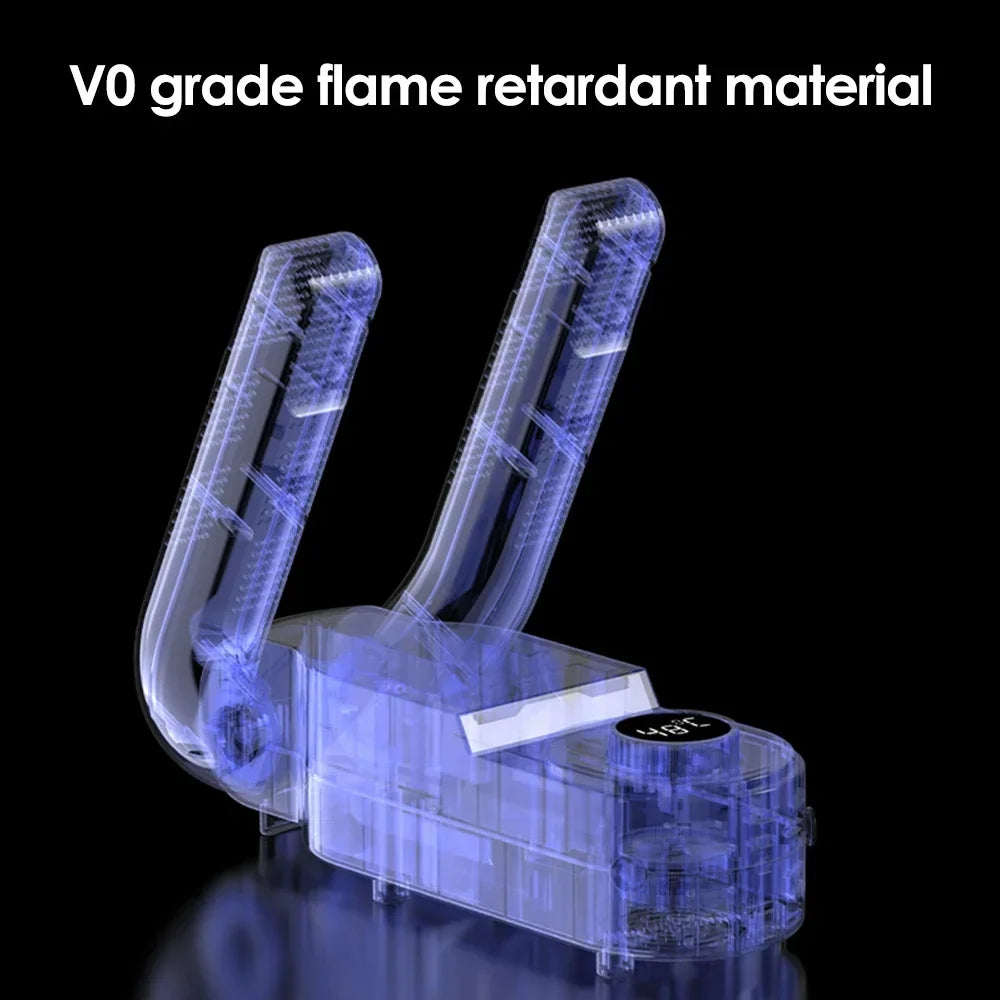 Combo Sèche-Chaussures Électrique UV + Embauchoirs taille 40-47 + 12 Lingettes
